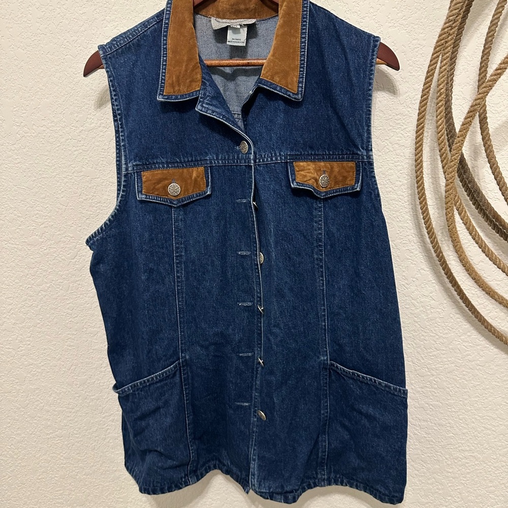 Vintage Stonebridge Denim Vest - Picture 2 of 7